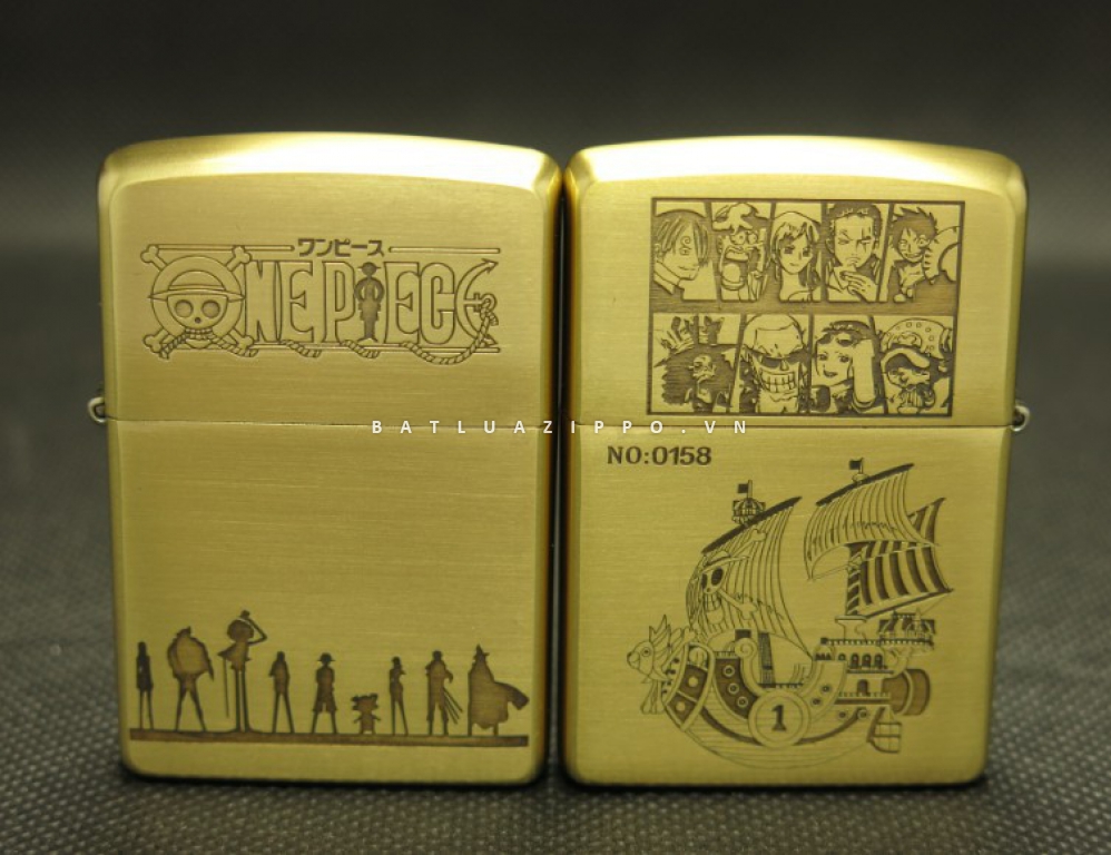 Bật lửa Zippo chính hãng đồng khắc one piece