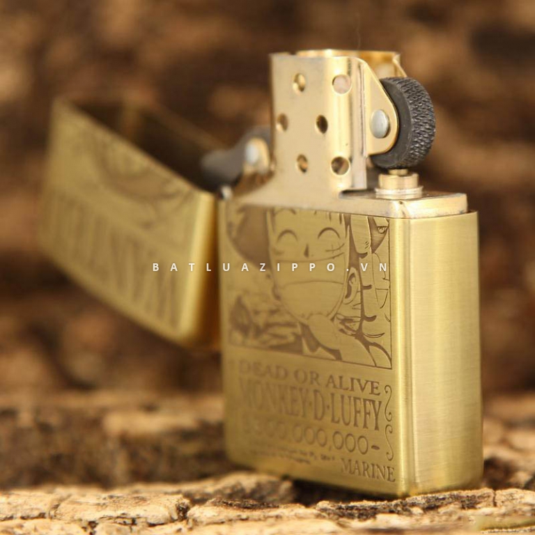 Bật lửa Zippo chính hãng đồng nhẹ phiên bản Luffy One Piece