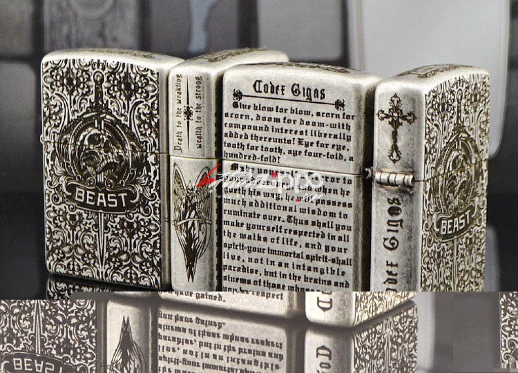 Bật lửa Zippo chính hãng 121FB Codex Gigas