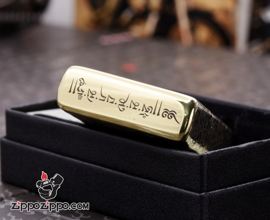 Bật Lửa Zippo Chất Liệu Đồng Chạm Khắc Đước Phật