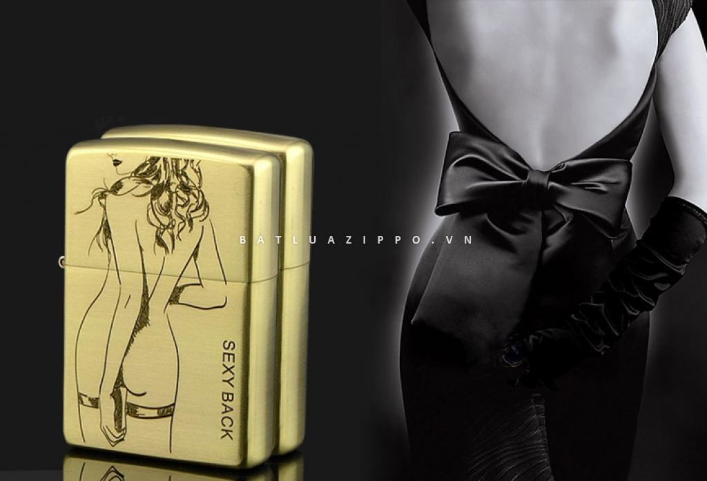 Bật lửa Zippo chính hãng back Sexy American