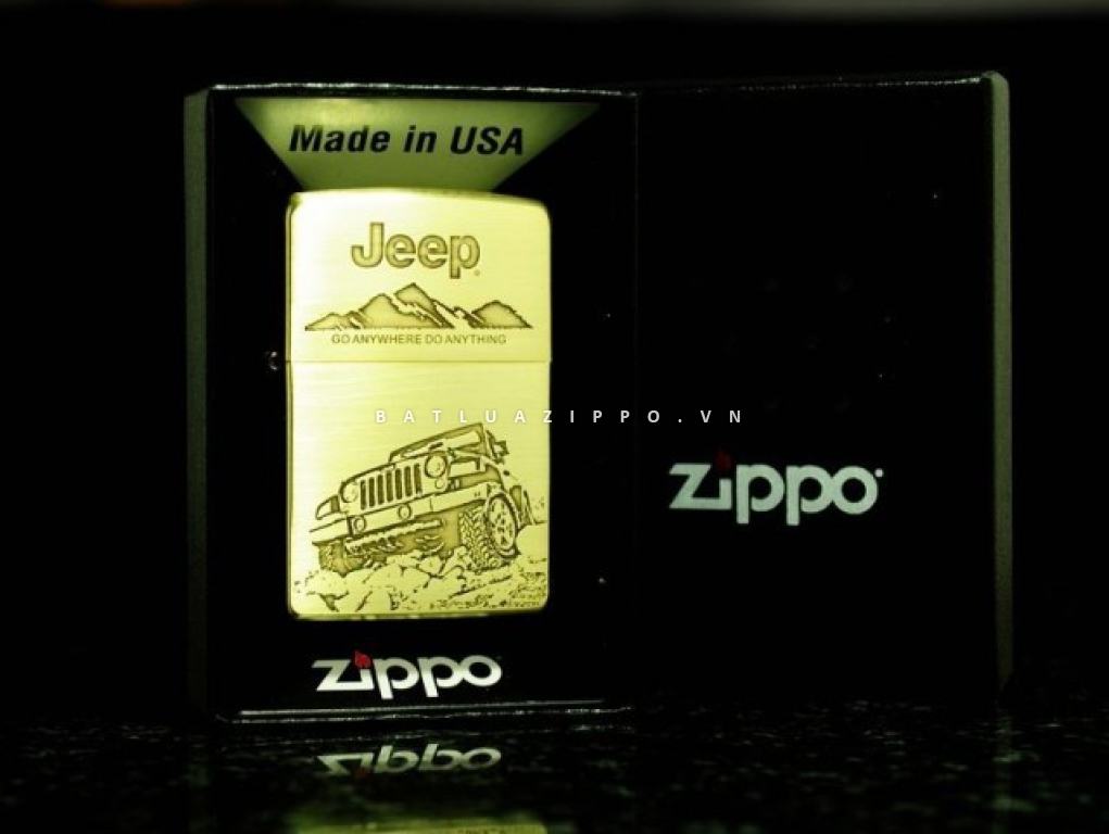 Bật lửa Zippo chính hãng phiên bản giới hạn xe JEEEP