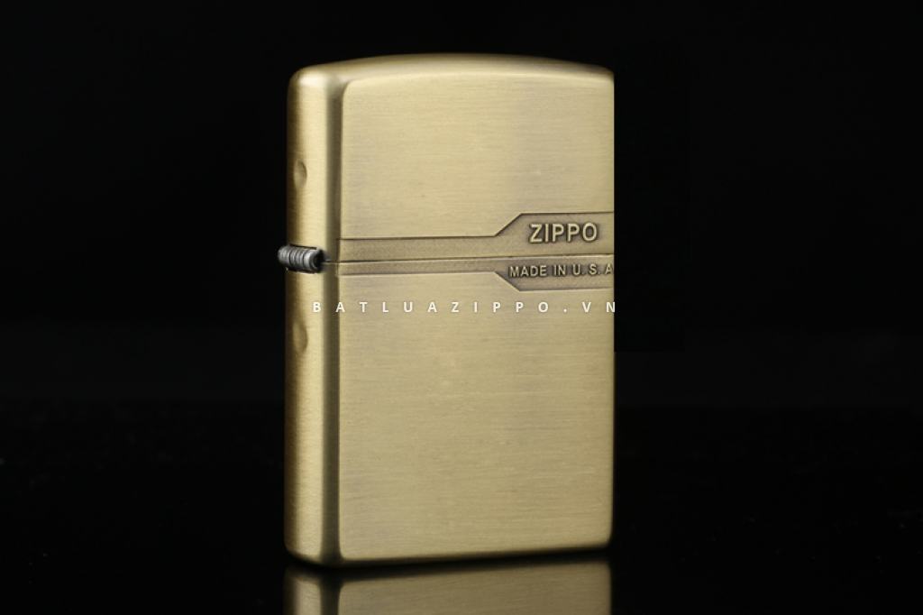 Bật lửa Zippo chính hãng đồng nhẹ thiết kế cổ điển