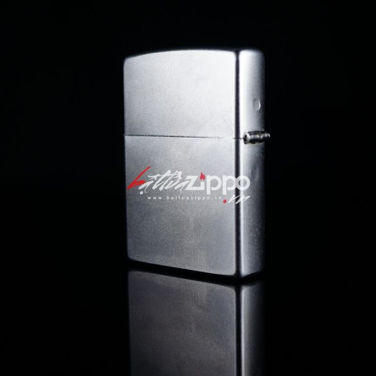 Bật Lửa Zippo Mạ Chrome Ánh Satin - SKU 205 – Zippo Satin Chrome