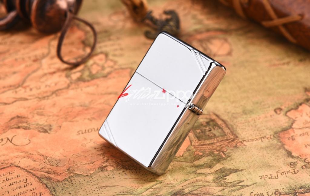 Bật Lửa Zippo 1937 Mạ Chrome Trơn Bóng - SKU 260 – Zippo Vintage High Polished Chrome