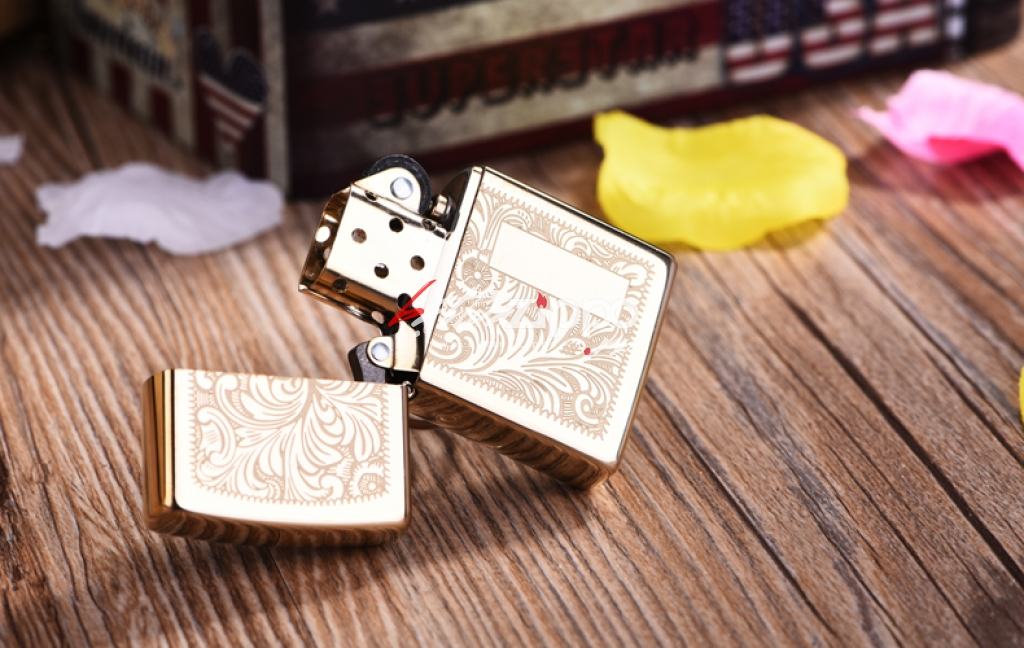 Bật Lửa Zippo đồng vàng hoa văn Ý - Zippo 352B – Zippo Venetian Brass