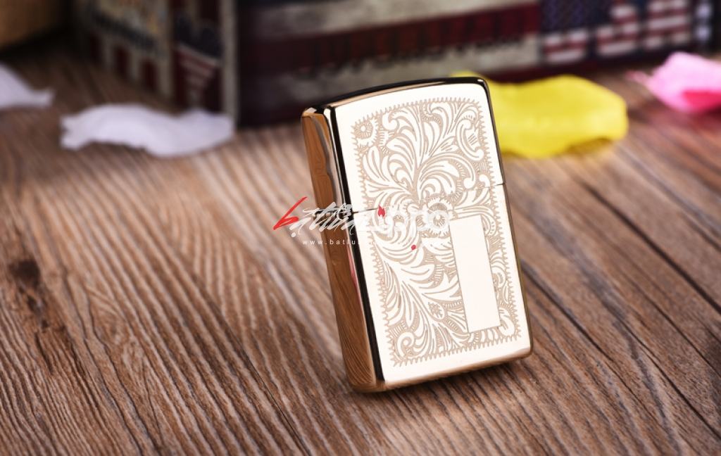 Bật Lửa Zippo đồng vàng hoa văn Ý - Zippo 352B – Zippo Venetian Brass