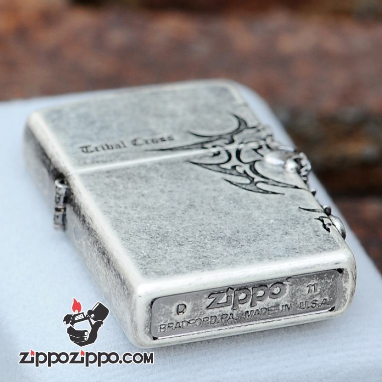 Bật lửa Zippo bạc cổ phiên bản Angels