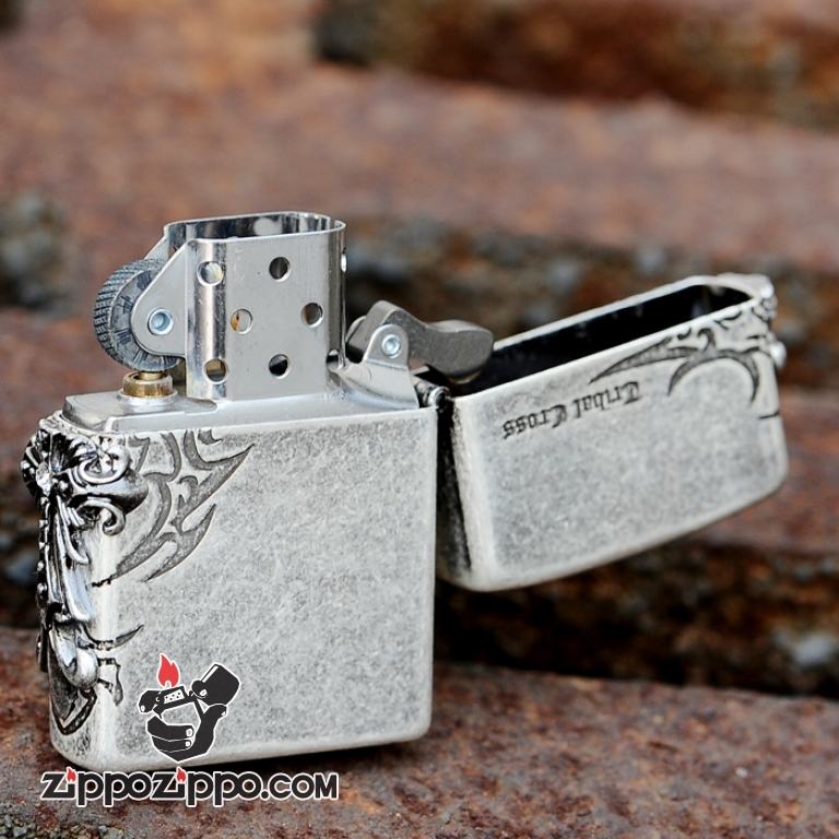 Bật lửa Zippo bạc cổ phiên bản Angels