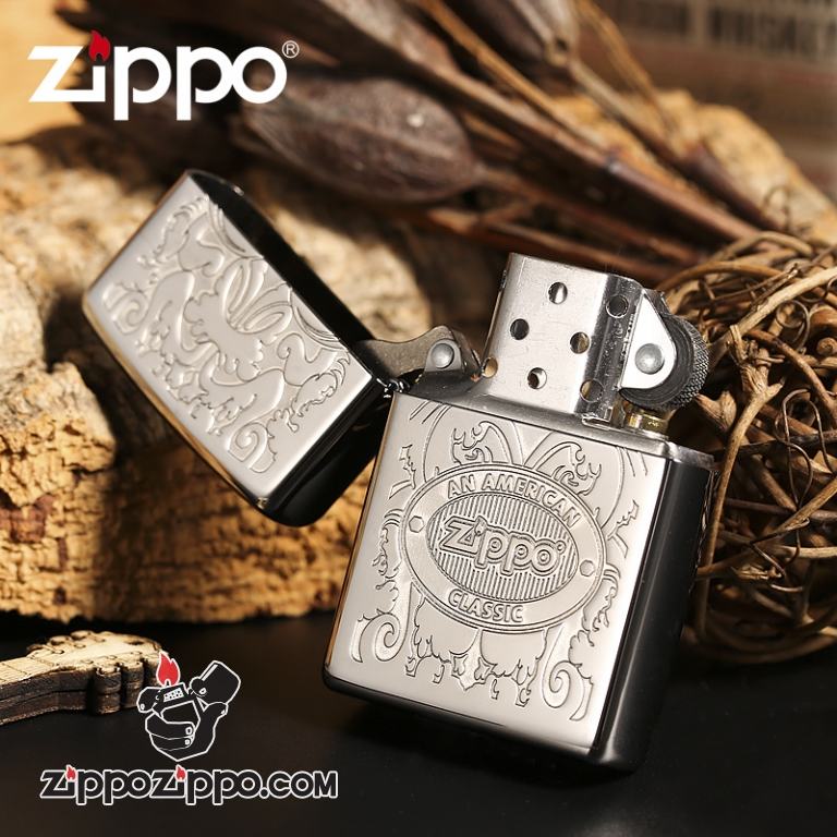 Bật lửa Zippo phiên bản Original khắc hình vương miệng