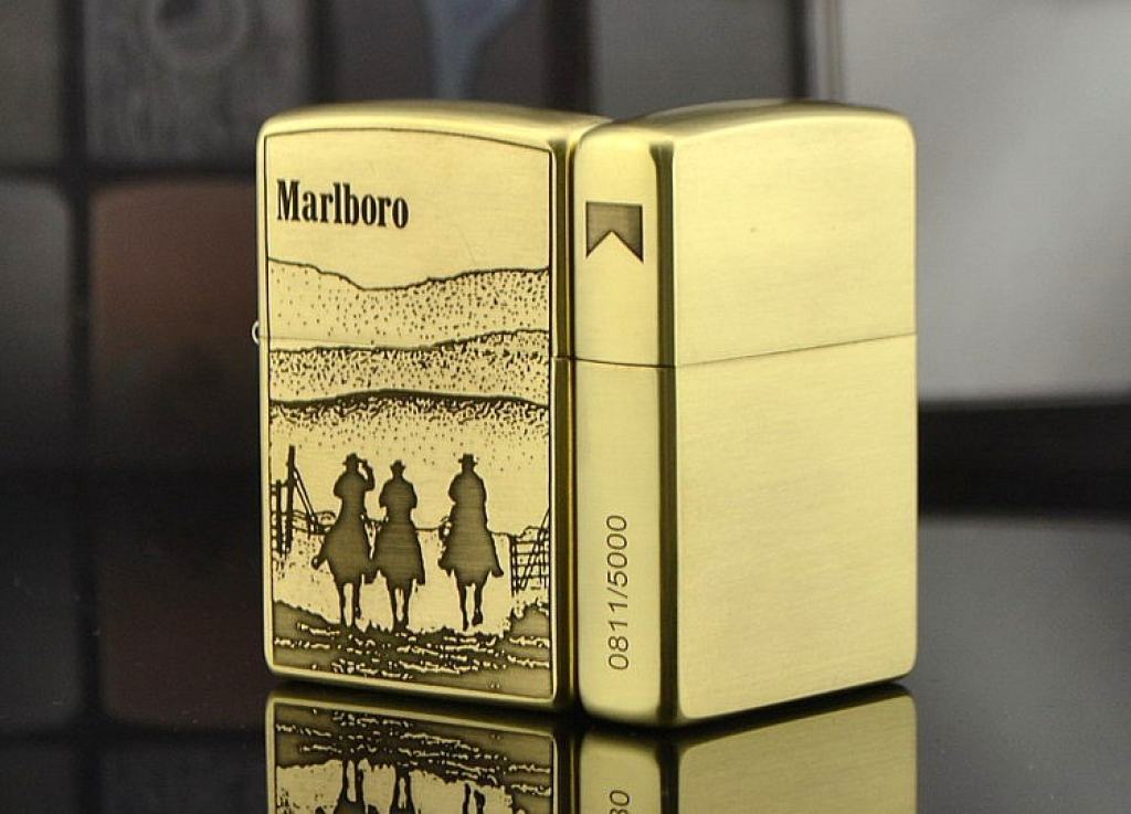 Bật lửa Zippo phiên bản Marlboro hình cao bồi