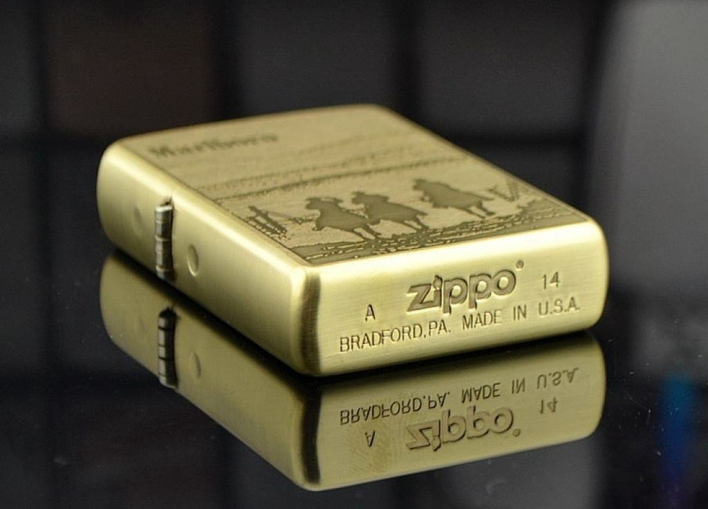 Bật lửa Zippo phiên bản Marlboro hình cao bồi