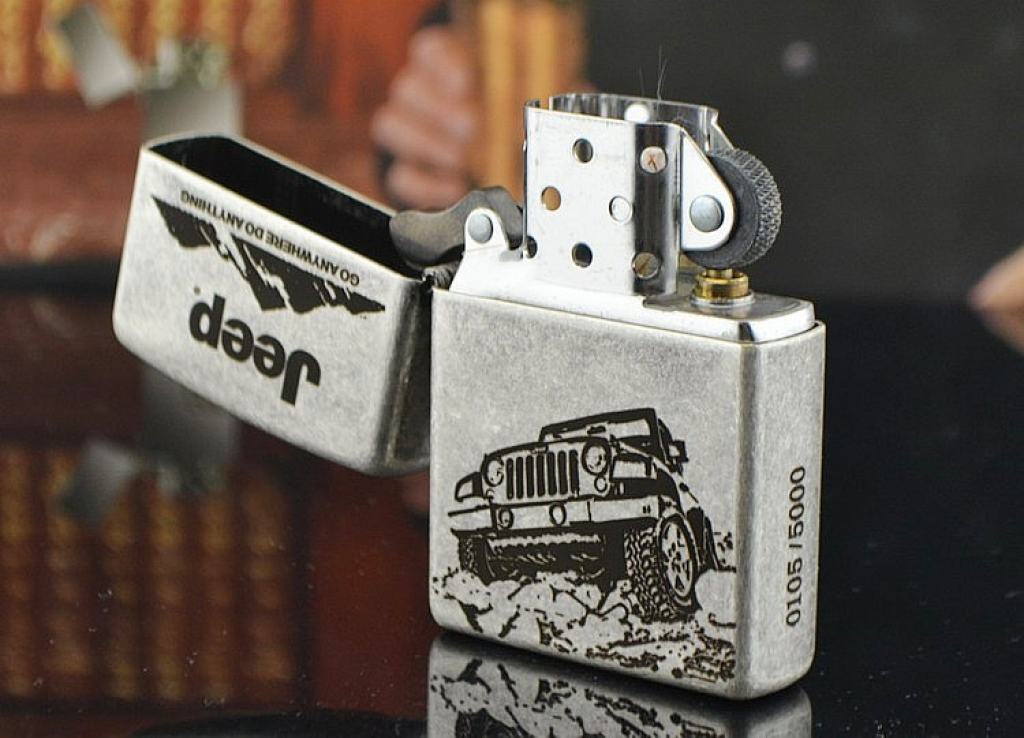 Bật lửa Zippo phiên bản cổ bạc Jeep Grand Jeep TNHH