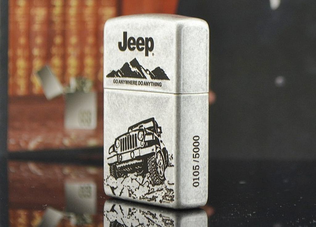 Bật lửa Zippo phiên bản cổ bạc Jeep Grand Jeep TNHH