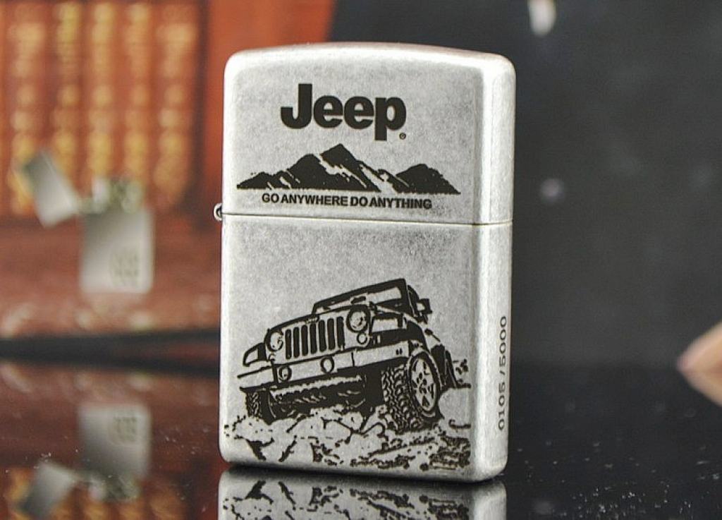 Bật lửa Zippo phiên bản cổ bạc Jeep Grand Jeep TNHH