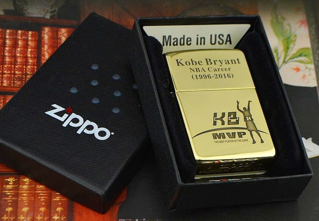 Bật lửa Zippo đồng phiên bản Kobe Bryant