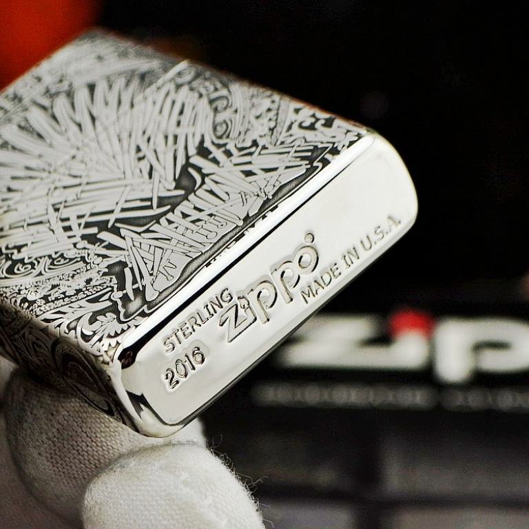 Bật lửa Zippo Bạc nguyên khối Game of Thrones Bản Vỏ Mỏng
