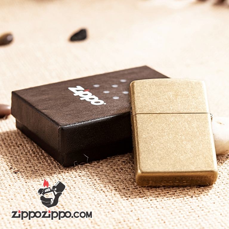 Bật lửa Zippo phiên bản đồng khắc ZIPPO.MFG.CO.