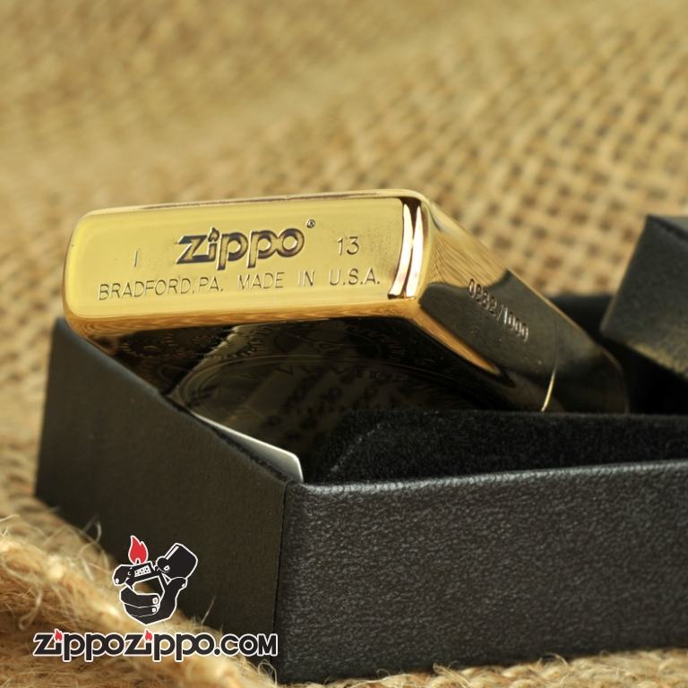 Bật lửa Zippo chuông đồng hồ cổ
