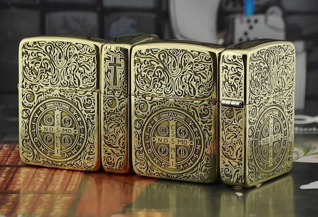 Bật lửa Zippo đồng khắc hoạ tiết tinh xảo Constantine Phiên bản 1941