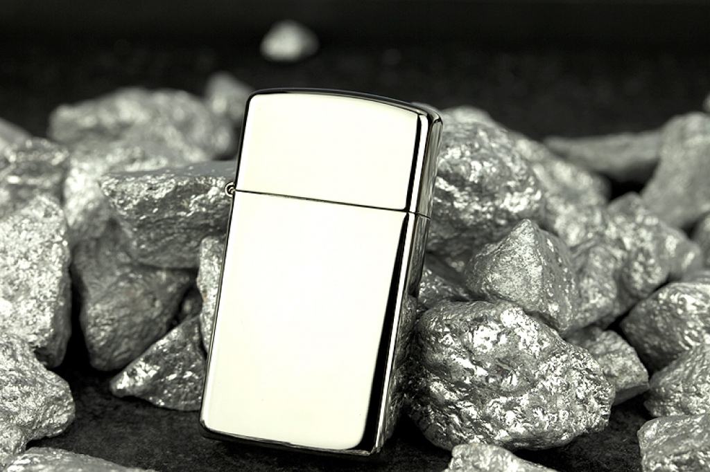 Bật Lửa Zippo Bản Nhỏ Sơn Màu Đen Xám Khói- SKU 20492 – Zippo Slim® Black Ice®