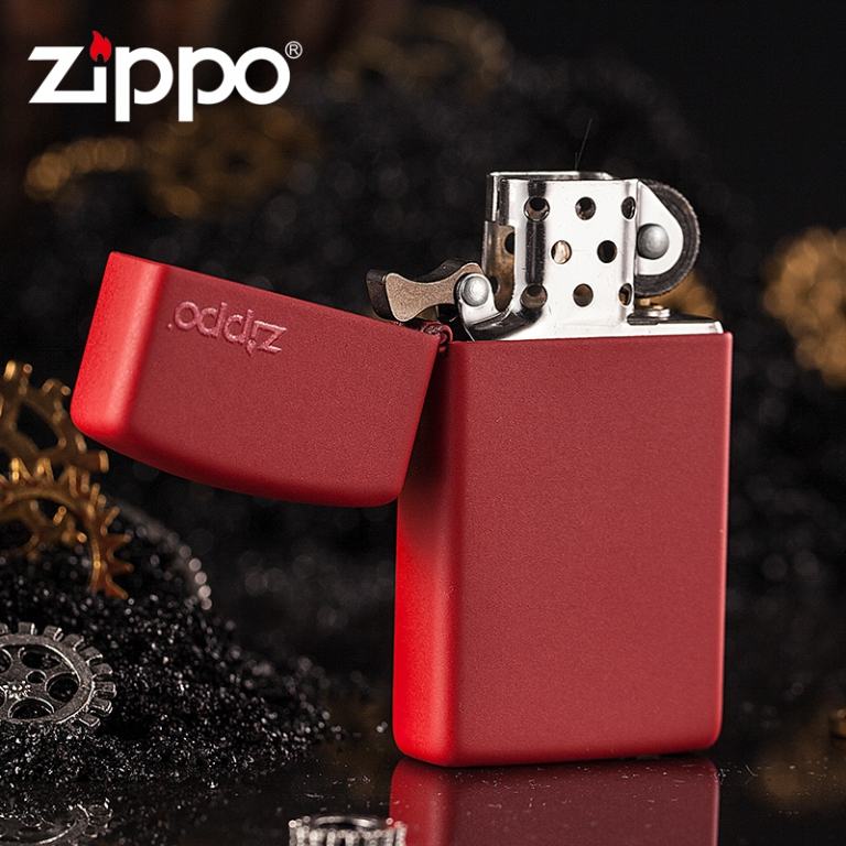 Bật Lửa Zippo Bản Nhỏ Sơn Màu Đỏ - Logo Zippo SKU 1633ZL – Zippo Slim® Red Matte