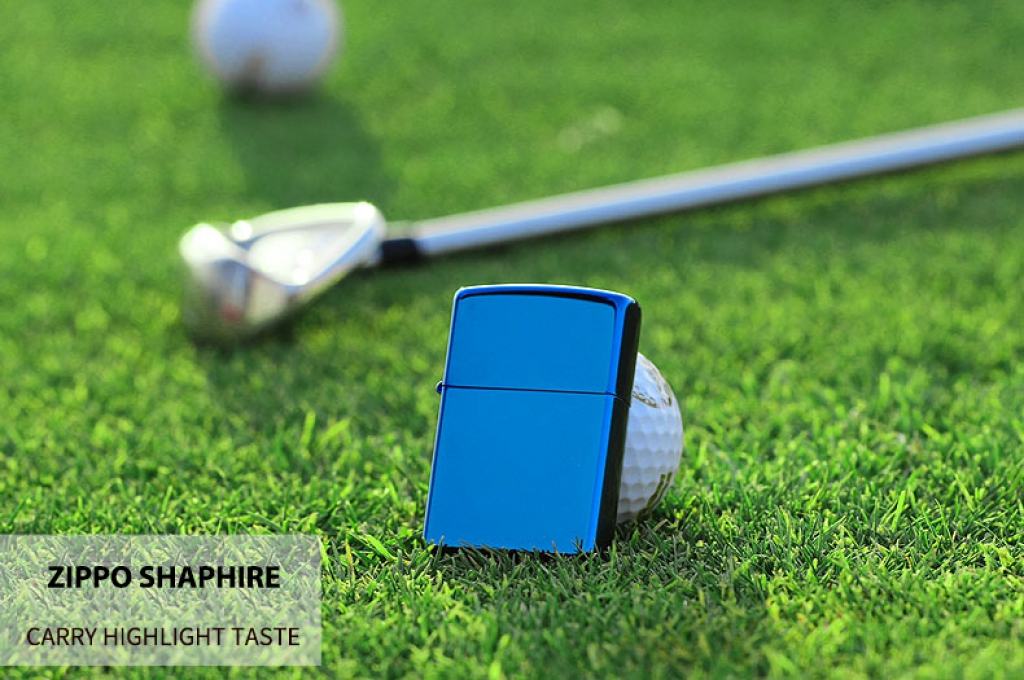 Bật Lửa Zippo Sơn Màu Xanh Ngọc Sapphire - SKU 20446 – Zippo Sapphire