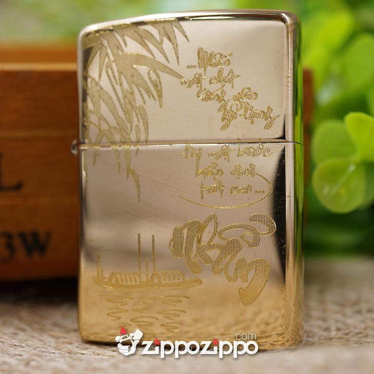 bật lửa zippo đồng khắc chữa nhẫn