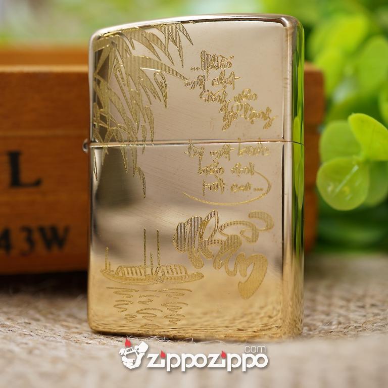 bật lửa zippo đồng khắc chữa nhẫn