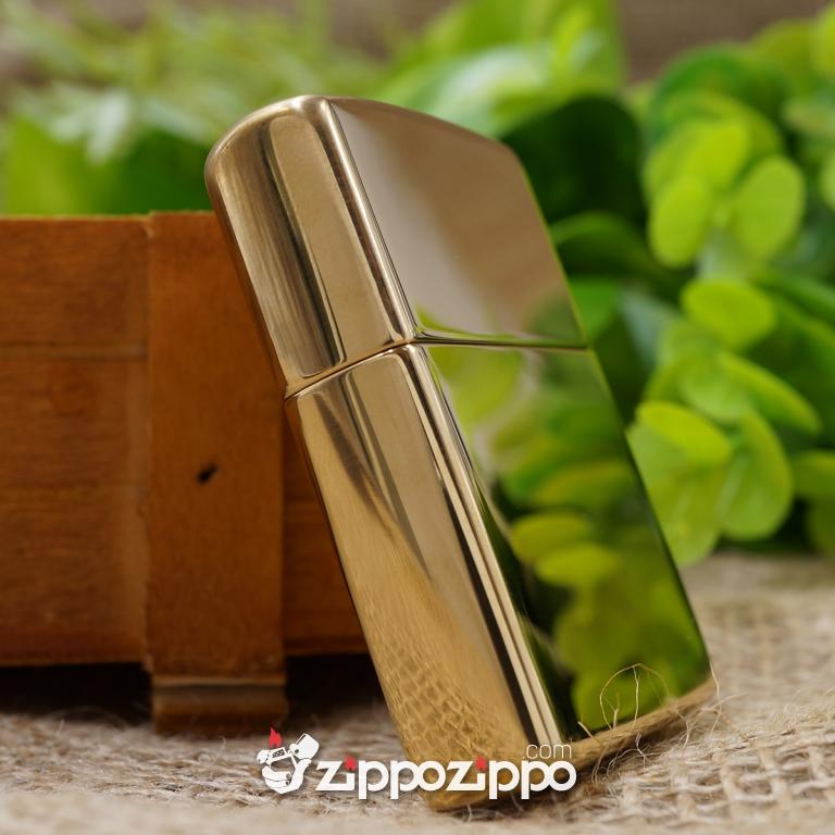 BẬT LỬA ZIPPO ĐỒNG KHẮC HOA VĂN Ý
