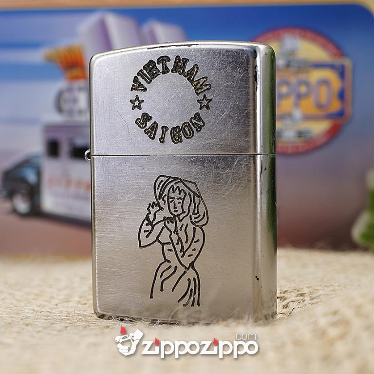 Bật lửa zippo chiến tranh việt nam đời sô ( VIETNAM-SAIGON)