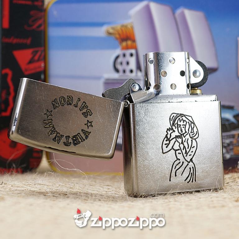 Bật lửa zippo chiến tranh việt nam đời sô ( VIETNAM-SAIGON)