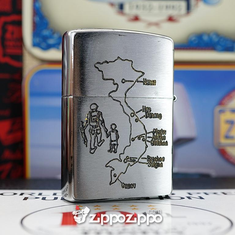 Bật lửa zippo chiến tranh việt nam đời sô (SAT)