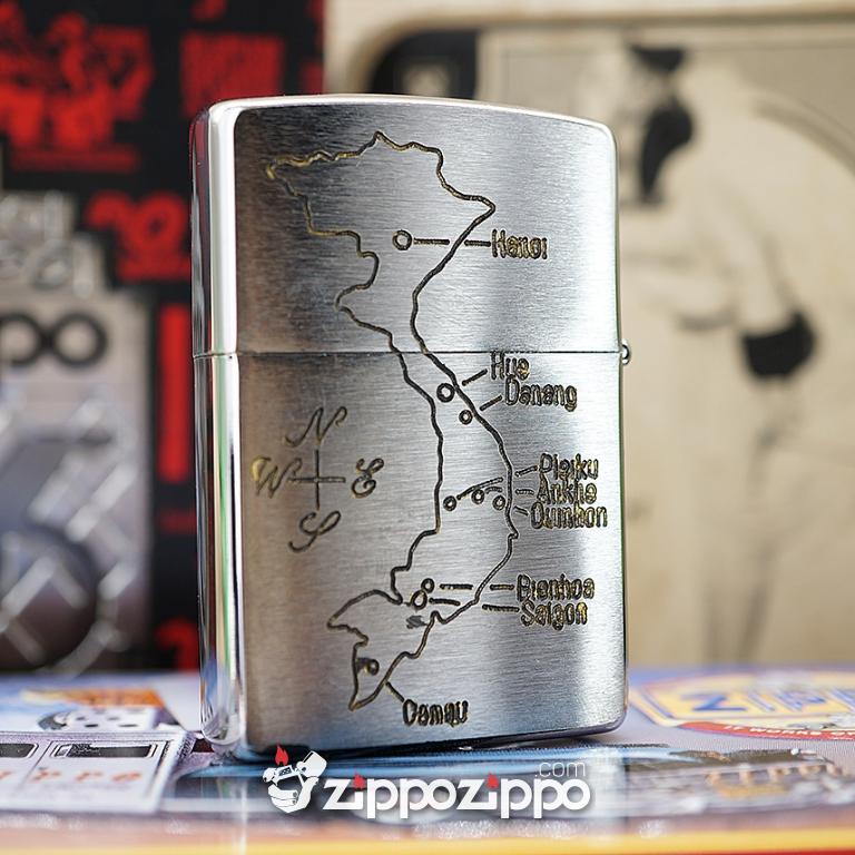 Bật lửa zippo chiến tranh việt nam sản xuất 2017 ( Củ Chi)