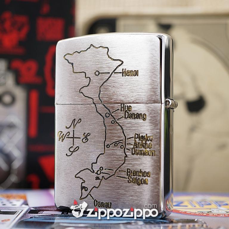 Bật lửa zippo chiến tranh việt nam sản xuất 2017 ( Củ Chi)