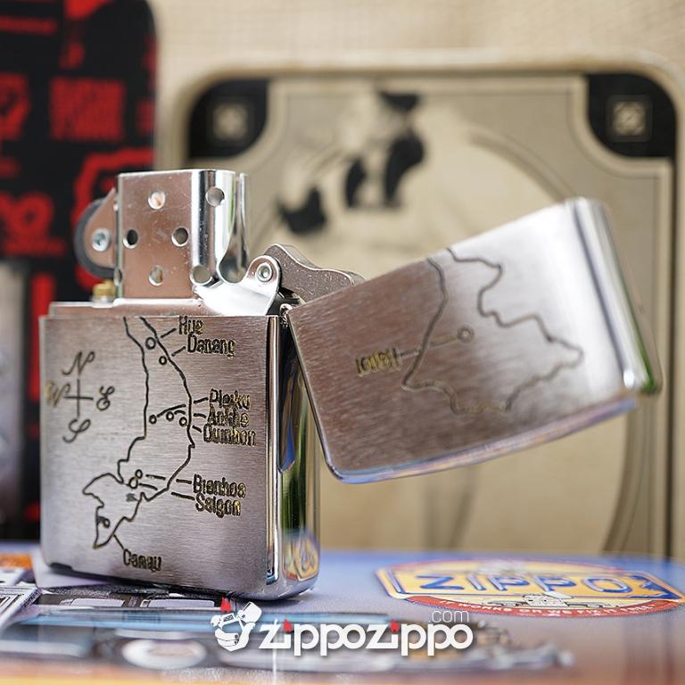 Bật lửa zippo chiến tranh việt nam sản xuất 2017 ( Củ Chi)