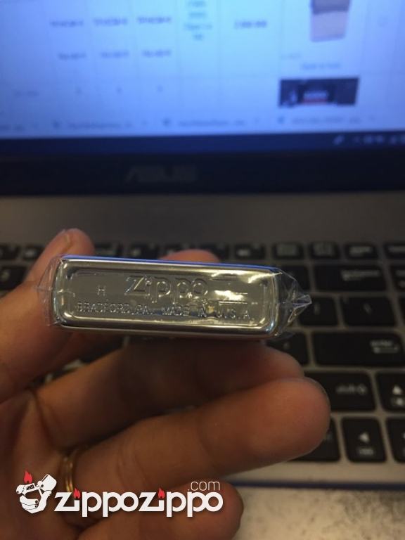 Bật lửa zippo cổ la mã in logo tem air mail sản xuất năm 1997