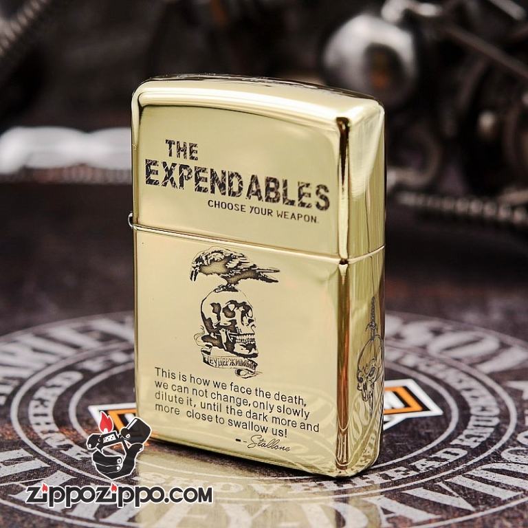 Bật lửa Zippo chính hãng khắc The Expendables ARMOR
