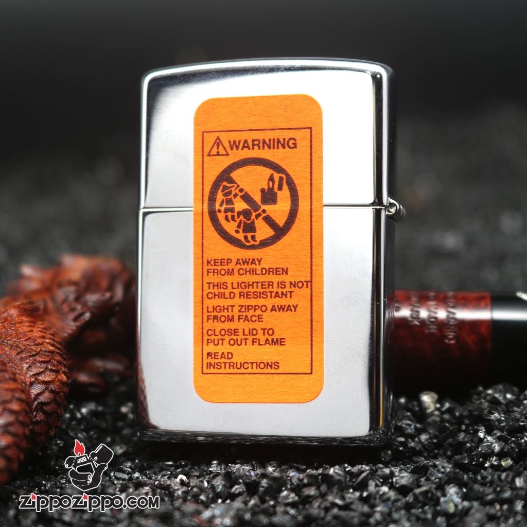 Bật lửa zippo cổ logo tem hình chim XIII (1997)