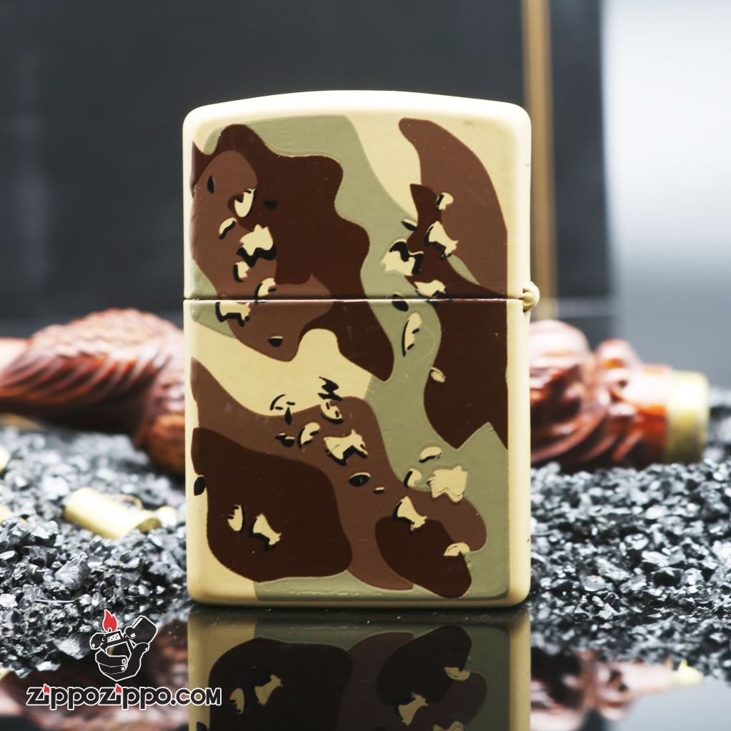 Zippo cổ dàn ri Desert Shield 1989