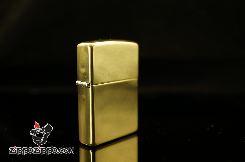 Bật lửa Zippo Cổ khắc Soild Brass Sản xuất năm 1997