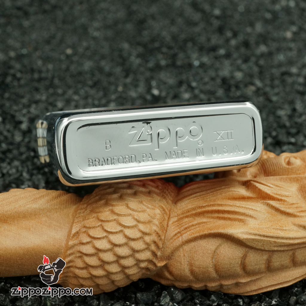 zippo cổ hãng bia miller - bạc bóng miller high life 1996