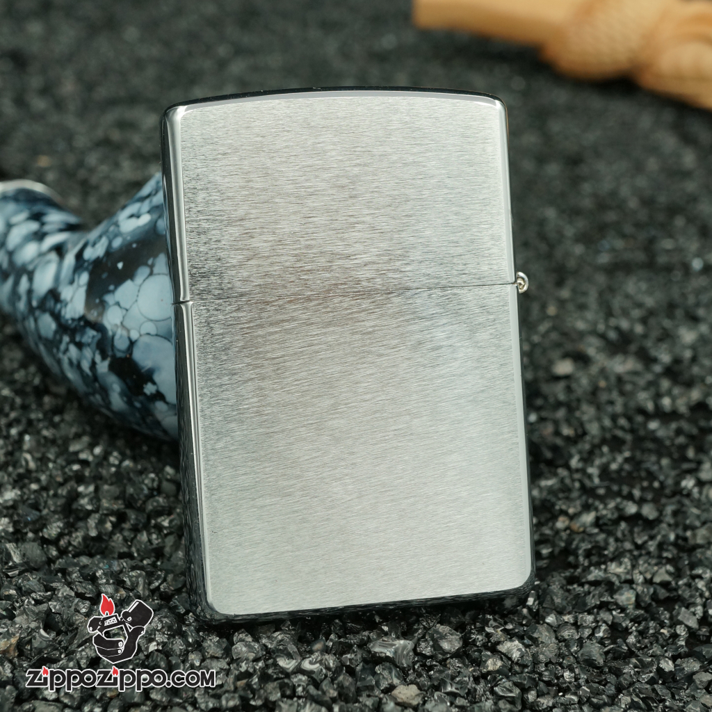 zippo cổ hãng bia miller -  bạc xước miller lite