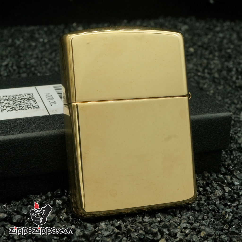 Zippo đồng nguyên chất khắc sâu bộ công an kính tặng bản armor
