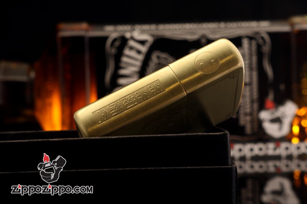 Bật lửa Zippo chính hãng đồng khắc bùa âm dương ngũ hành