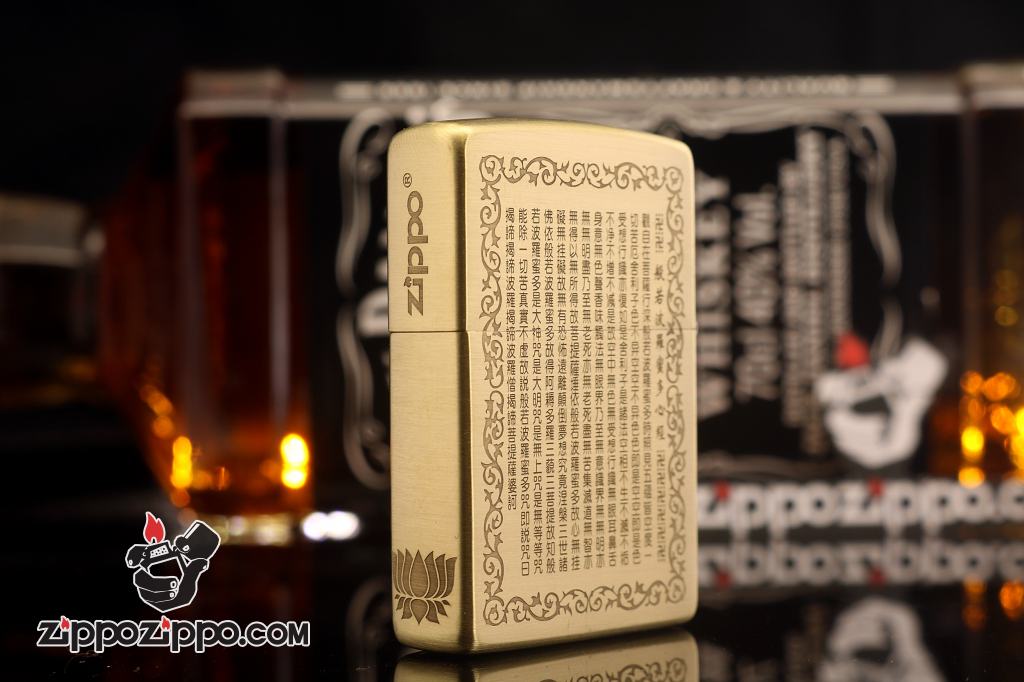 Bật lửa Zippo chất liệu đồng khắc Đức Phật Thích Ca Mâu Ni