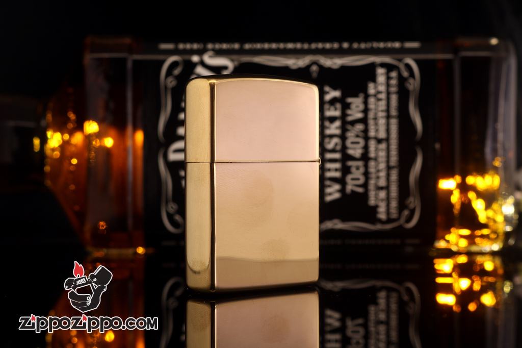 Bật Lửa Zippo Màu Đồng khắc Hãng Rượu Jim Beam