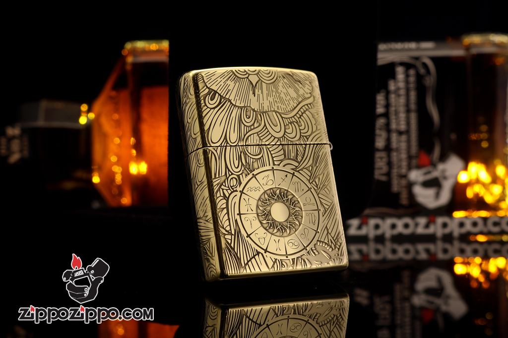Zippo Chính Hãng Đồng Khắc Cung Hoàng Đạo Thiên Yết