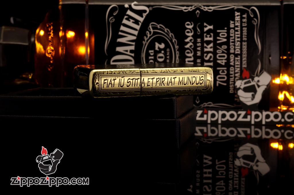 Zippo Chính Hãng Đồng Khăc Nổi Constantine Phiên Bản 254B