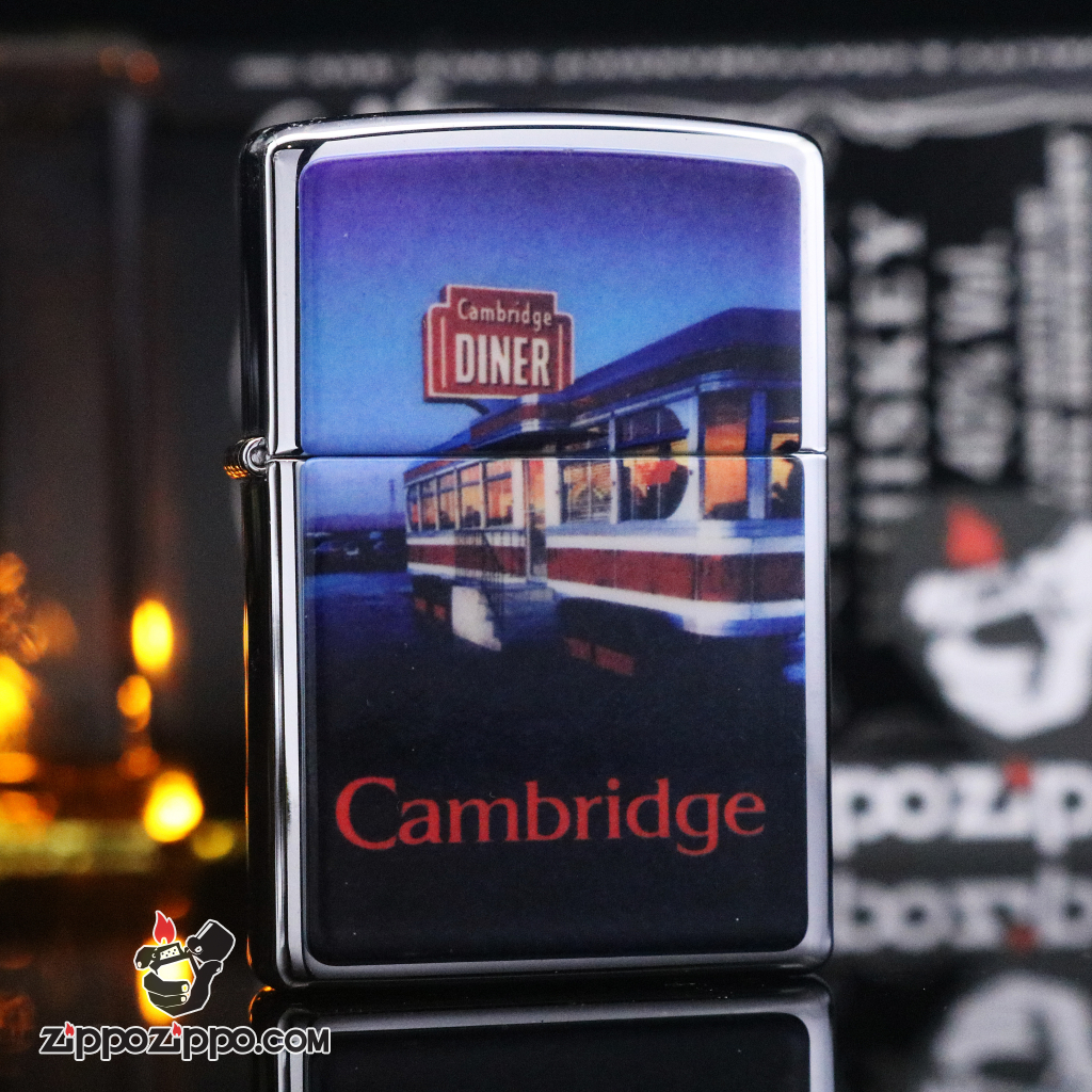 Zippo đời la mã sản xuất 1996 Cambridge diner